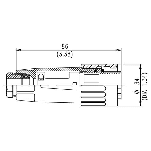 C01610E0170031 Amphenol Tuchel Industrial  Alloggiamenti per connettori circolari